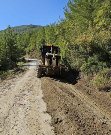 Alanya kırsalında yoğun mesai