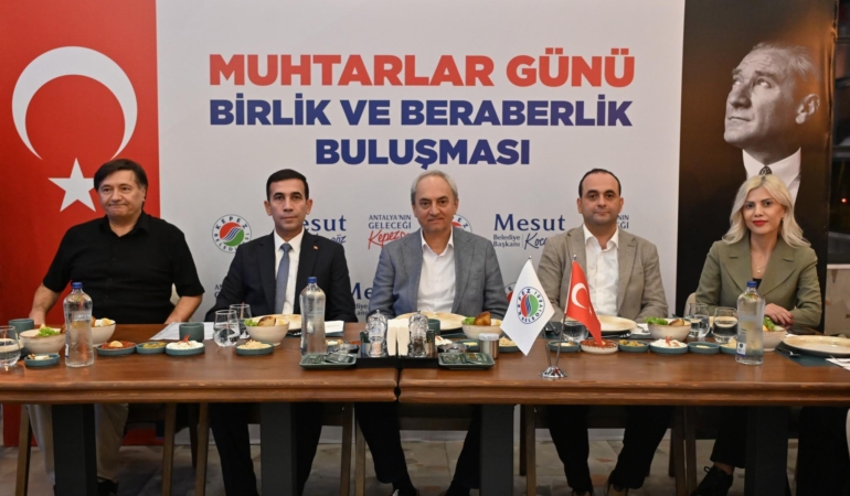 Kocagöz, Kepez’in muhtarlarıyla buluştu