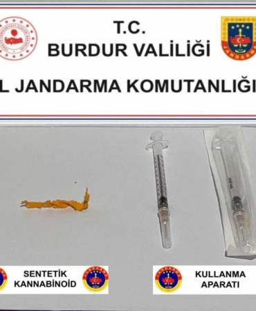 Burdur’da uyuşturucu operasyonu