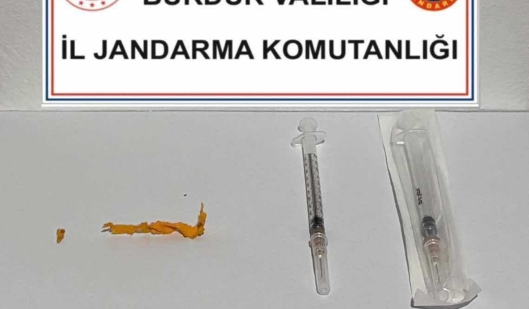 Burdur’da uyuşturucu operasyonu