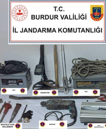 Jandarmadan sahte içki ve izinsiz kazı operasyonu