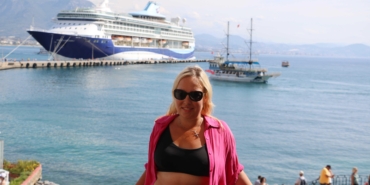 Kruvaziyerle 1788 turist Alanya’ya geldi