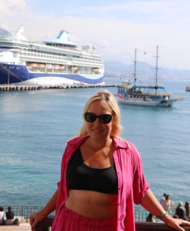 Kruvaziyerle 1788 turist Alanya’ya geldi