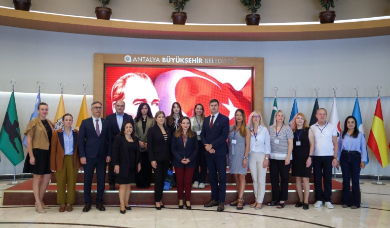 Antalya Büyükşehir Belediyesi Litvanya heyetini ağırladı