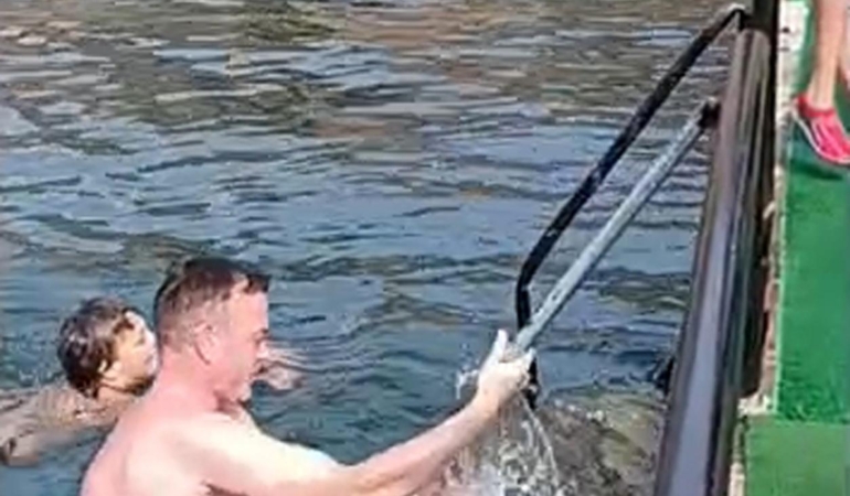 3 gündür aranan İrlandalı turistin baraj gölüne girdiği görüntüler ortaya çıktı