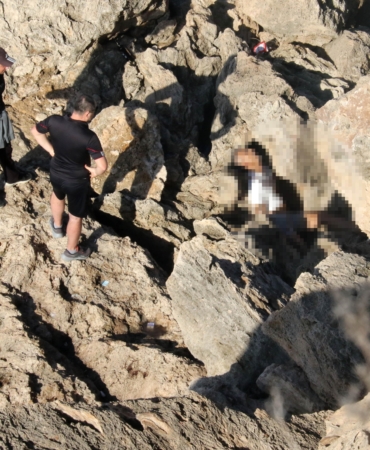 Falezlerde cansız bedeni bulundu