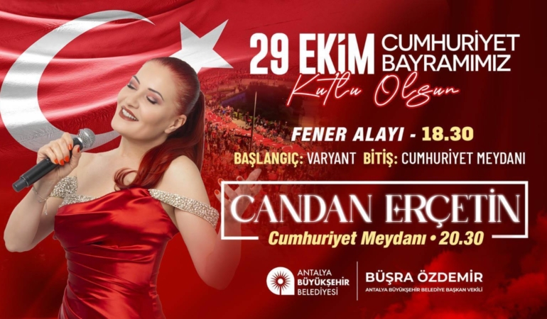 Büyükşehir Belediyesi’nden Cumhuriyet Bayramı konseri