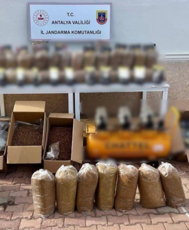 Kepez’de kaçak sigara operasyonu