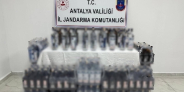 Manavgat’ta kaçak içki operasyonu