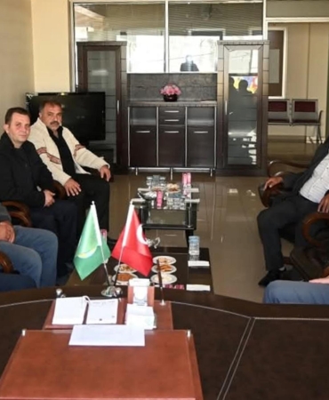 Kaymakam Türker’den ziraat odasına ziyaret