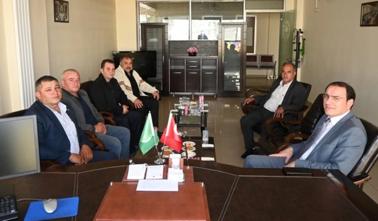 Kaymakam Türker’den ziraat odasına ziyaret