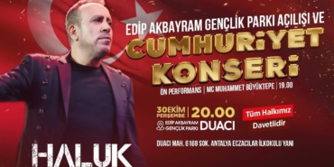 Edip Akbayram Gençlik Parkı açılışı ve Cumhuriyet kutlamalarına 5 noktadan ring hizmeti