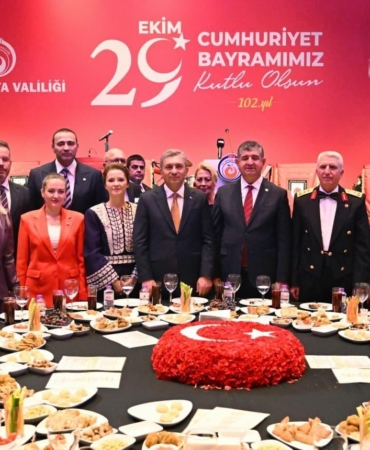 Cumhuriyetin 102’nci yılı resepsiyonla kutlandı