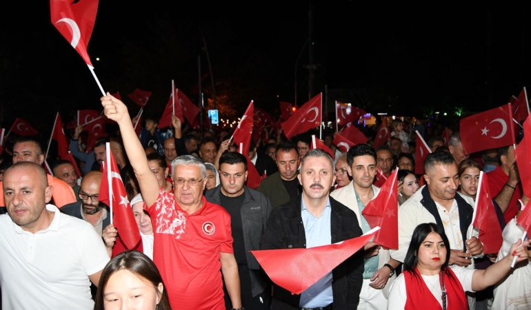 Kemer’de Cumhuriyet coşkusu