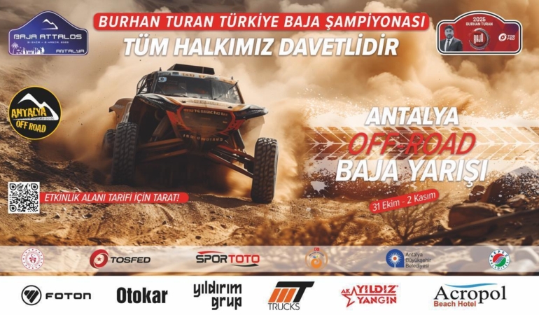 Türkiye 2025 Baja rüzgarı Kepez’den esecek