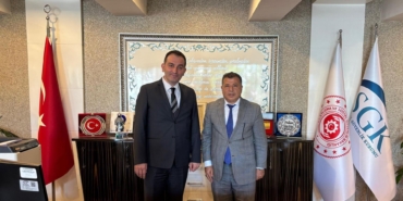 Başsavcı Kahveci’den, SGK İl Müdürü Tanrıöver’e ziyaret