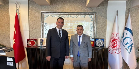 Başsavcı Kahveci’den, SGK İl Müdürü Tanrıöver’e ziyaret