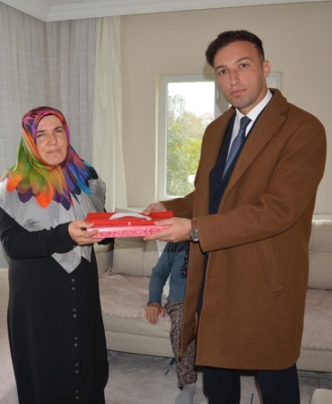 Başsavcı Kapıcı’dan şehit ailesine ziyaret