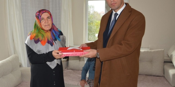 Başsavcı Kapıcı’dan şehit ailesine ziyaret Başsavcı Kapıcı’dan şehit ailesine ziyaret