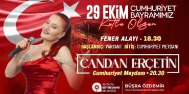 Cumhuriyet’in 102. Yılı Antalya’da Coşkuyla Kutlanacak