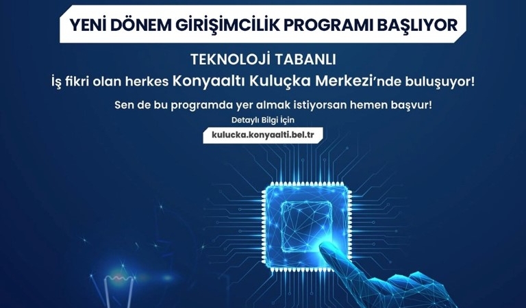 Konyaaltı’nda Girişimcilik Programı Başvuruları Açıldı!