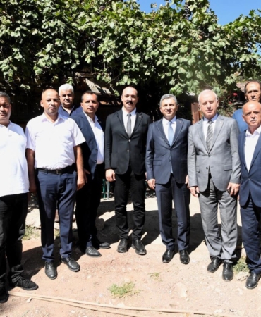 Vali Şahin’den Konyaaltı’nda İnceleme Turu