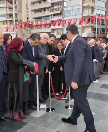 Atatürk’ü Anma Günü’nde Çelenk Töreni Yapıldı