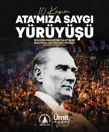 Atatürk İçin Saygı Yürüyüşüne Davetlisiniz!