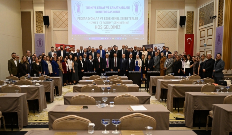 Esnaf için Hizmet İçi Eğitim Semineri Düzenlendi