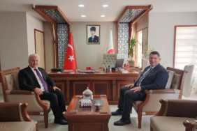 Müftü Yığman, Esnaf Başkanı Dere’yi Ziyaret Etti