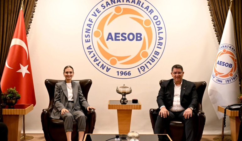 Korkuteli’den Esnafa Destek Ziyareti