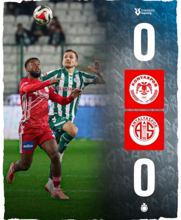 Antalyaspor Konyaspor ile 0-0 Berabere Kaldı!