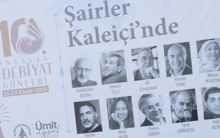 10. Antalya Edebiyat Günleri Renkli Anlarla Bitti