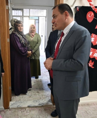 Kaymakam Türker’den Kuran kurslarına ziyaret