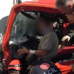 Kamyonet TIR’a çarptı: 3 yaralı