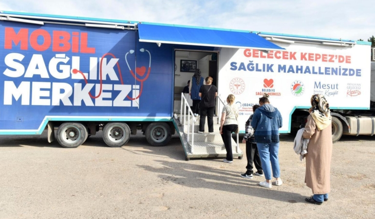 Kepez’in Mobil Sağlık Merkezi Duraliler’de
