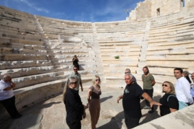 Rektör Özkan, Patara Antik Kenti’nde incelemelerde bulundu