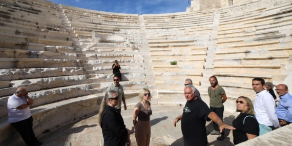 Rektör Özkan, Patara Antik Kenti’nde incelemelerde bulundu