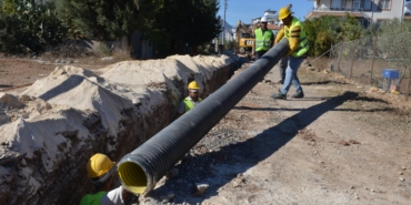 Büyükşehir’den Döşemealtı’na 124 kilometre kanalizasyon hattı