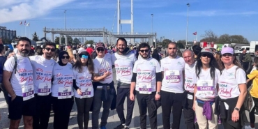 Görme engelli bireyler tandem bisiklete erişsin diye koştular