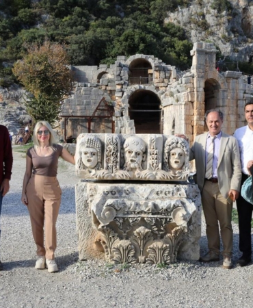 Rektör Özkan, Myra Antik Kenti’ni ziyaret etti