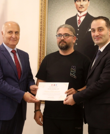 Yükümlülerin rehabilitasyonu için çalışan gönüllülere sertifika