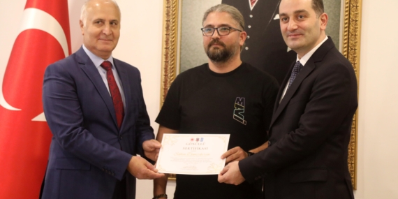 Yükümlülerin rehabilitasyonu için çalışan gönüllülere sertifika