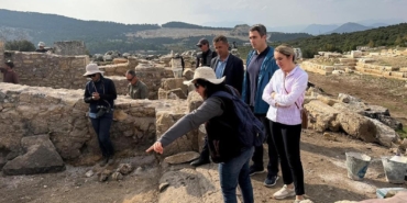 Kaymakamdan Kremna Antik Kenti’nde inceleme