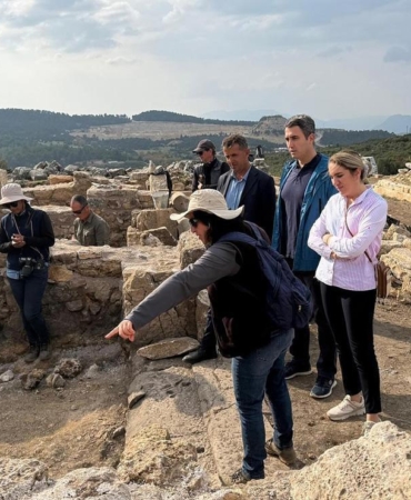 Kaymakamdan Kremna Antik Kenti’nde inceleme