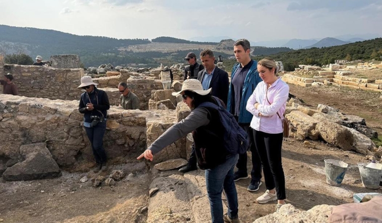 Kaymakamdan Kremna Antik Kenti’nde inceleme