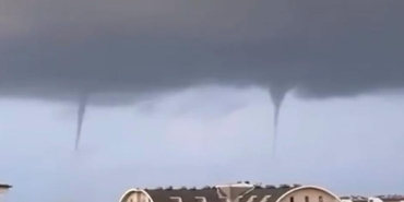 Antalya’da denizde hortumlar oluştu