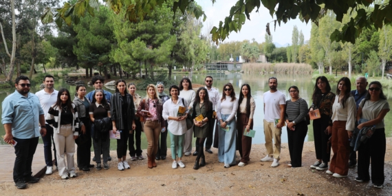 Yeşil bayraklı parkta çevre ve çocuk hakları eğitimi