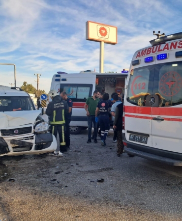 Serik’te kaza: 4 yaralı