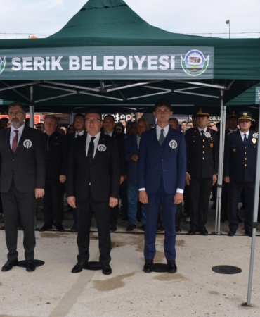 Serik’te 10 Kasım töreni